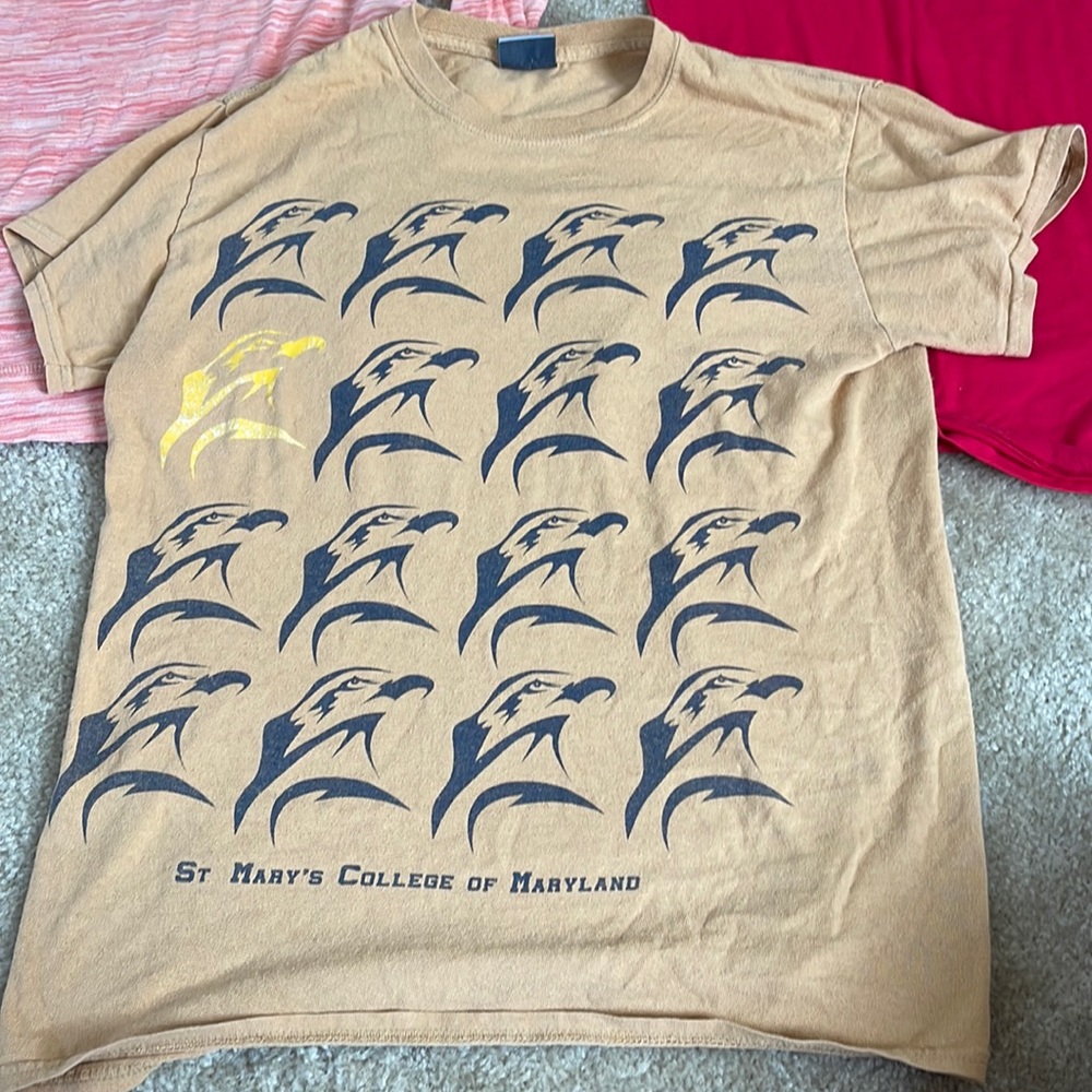 Small college shirt